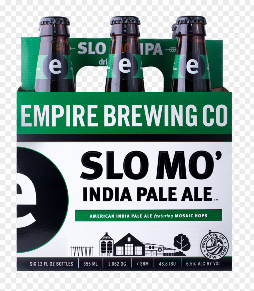 Beer Bottle India Pale Ale Empire Brewing Company Brewery PNG