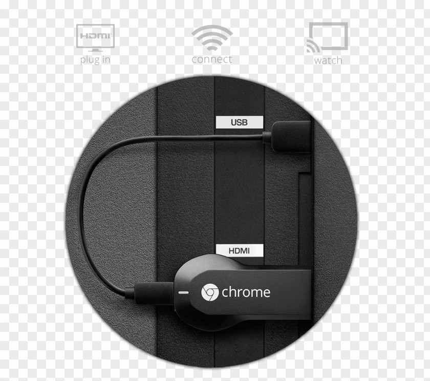 Google Chromecast Digital Media Player Chrome HDMI PNG