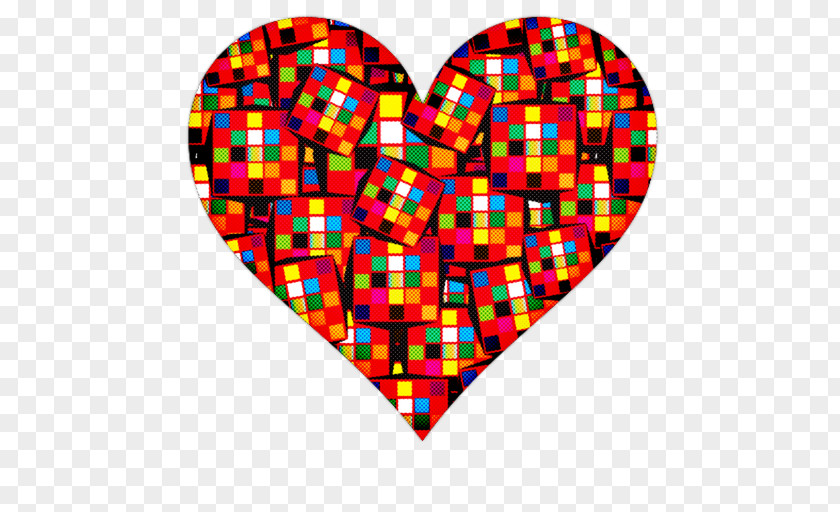 Heart Pattern Yellow Line PNG
