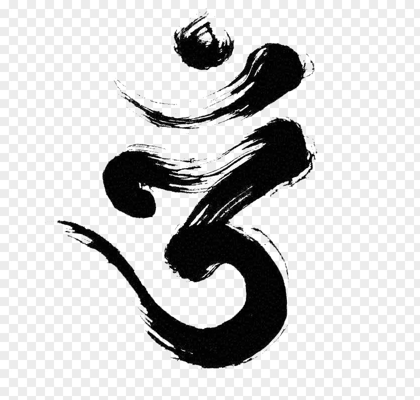 Om Rishikesh Yoga Tattoo Brush PNG