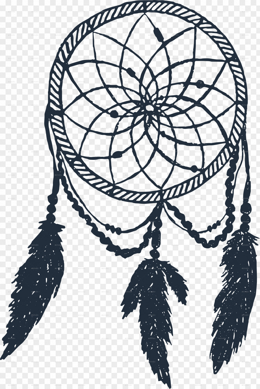 Dreamcatcher Ornament Vector Graphics Drawing Illustration Image PNG