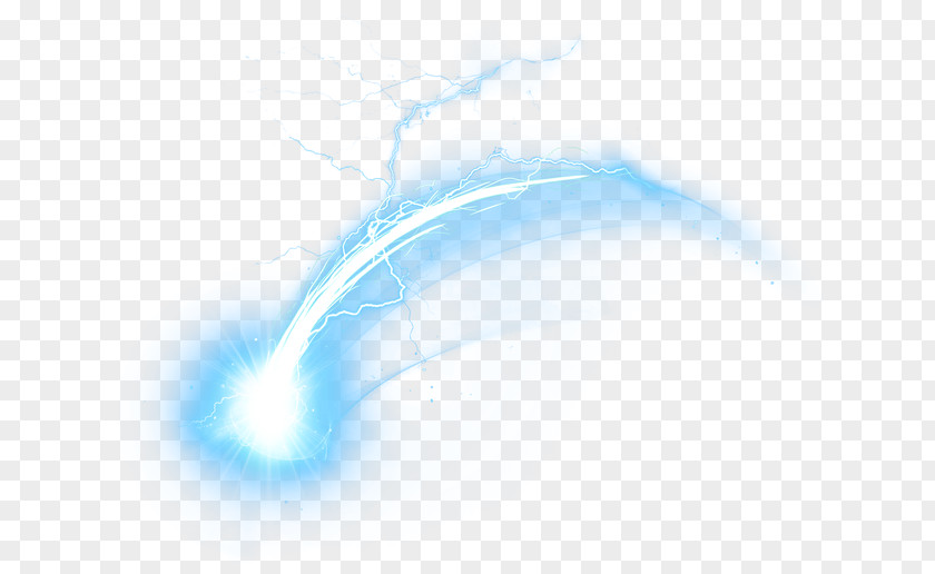 Lightning Blue Pattern PNG
