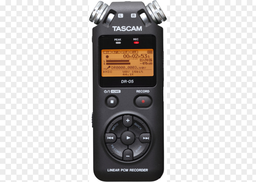 Microphone Digital Audio Tascam DR-05 DR-40 PNG