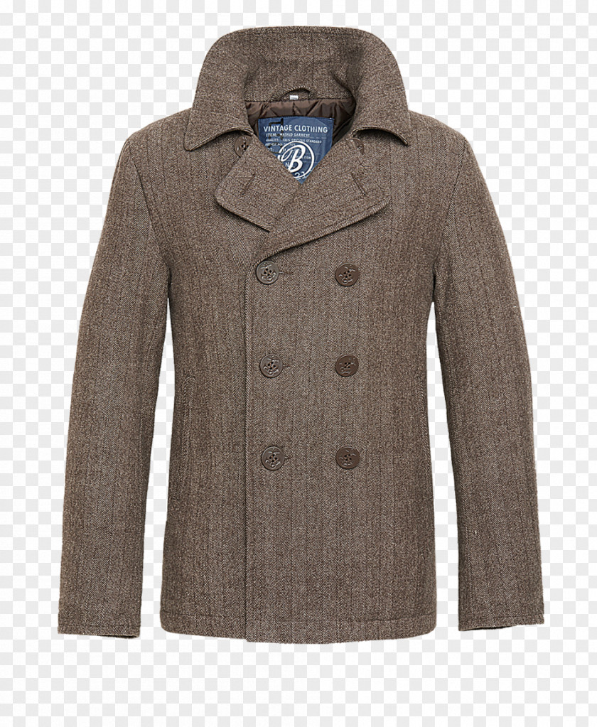 Pea Jacket Coat Overcoat Clothing PNG
