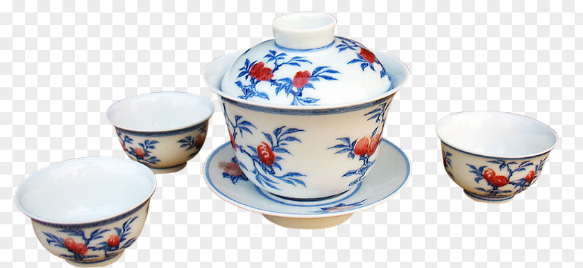 Tea Set Teaware Ceramic Teapot PNG