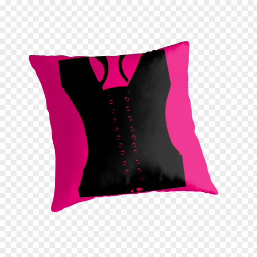 Woman Warrior Throw Pillows Cushion Pink M RTV PNG