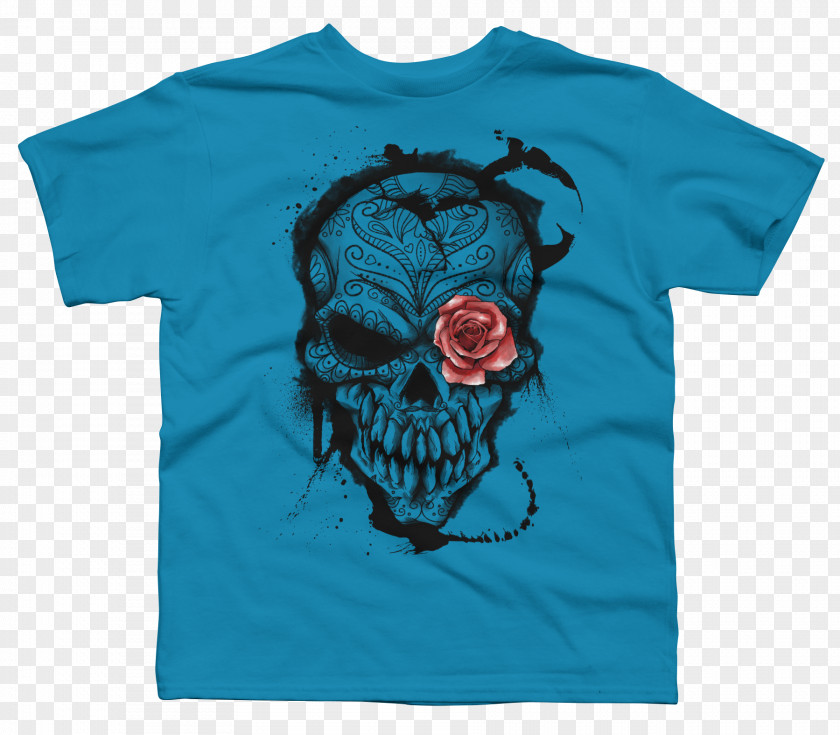Day Of The Dead Calavera Human Skull Symbolism T-shirt PNG