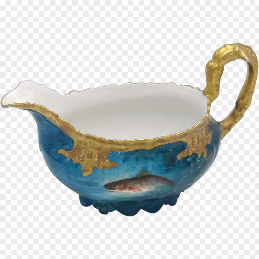 Exquisite Hand-painted Painting Limoges Porcelain Haviland & Co. Gravy Boats Bowl PNG
