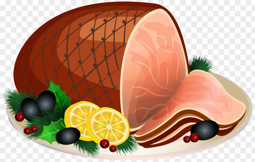 Ham Dinner Cliparts Christmas Baked Clip Art PNG