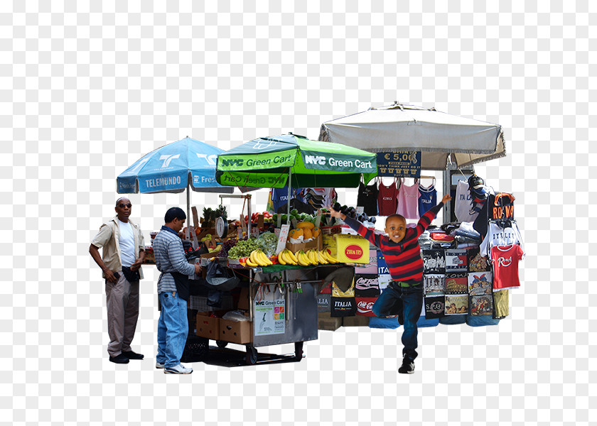 Market Street Food Rendering PNG