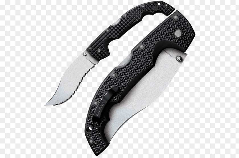 Serrated Edge Utility Knives Hunting & Survival Bowie Knife Cold Steel PNG