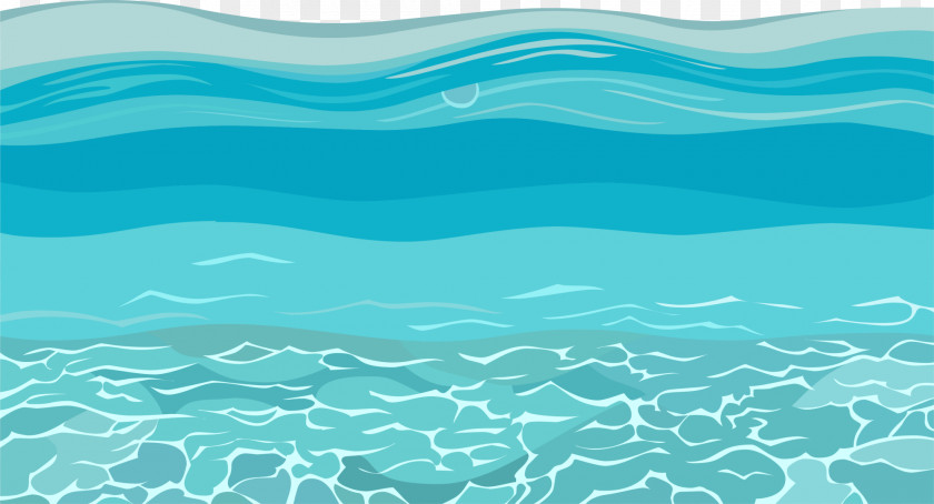 Blue Fresh Sea Water Resources Ocean Sky Turquoise Pattern PNG