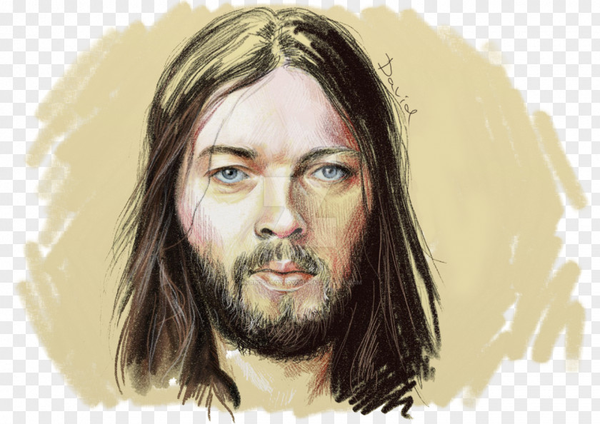 David Fung Gilmour Pink Floyd A Momentary Lapse Of Reason Watercolor Painting Art PNG