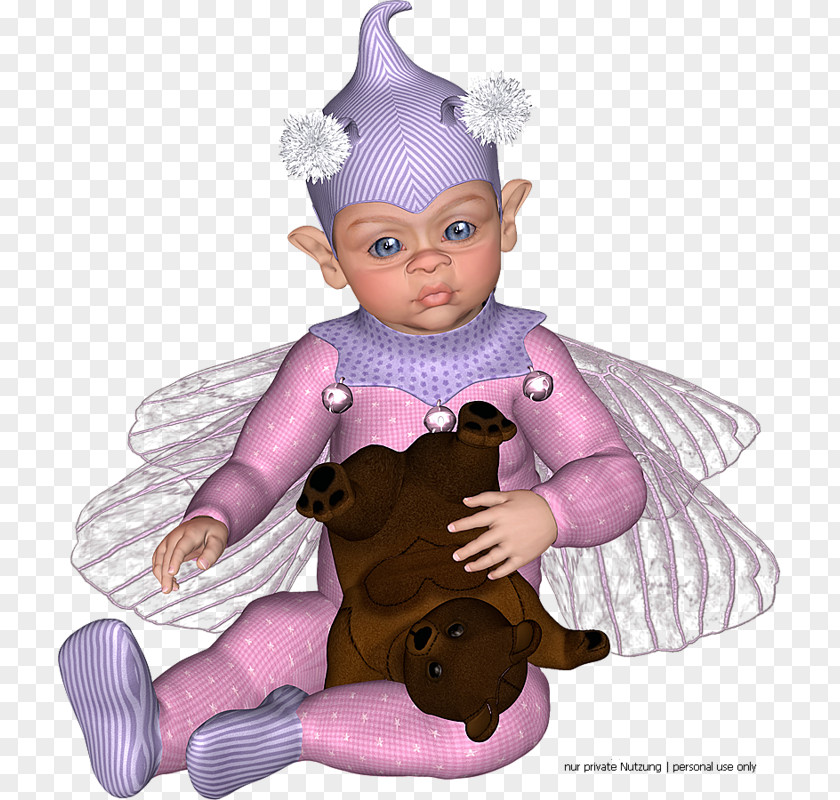 Elf Amy PlayStation Portable Infant Doll PNG