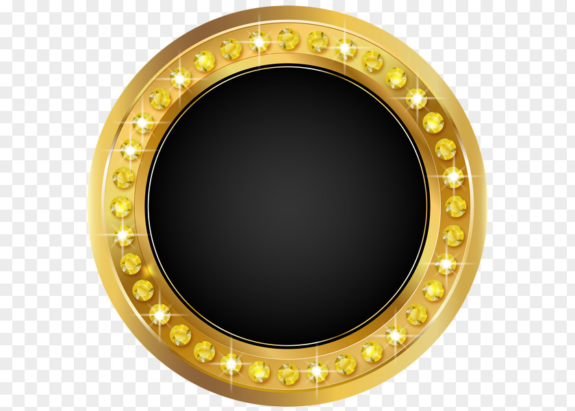 Gold Vector Picture Frames Clip Art PNG