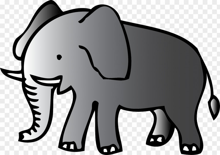 Gray Elephant Free Content Clip Art PNG
