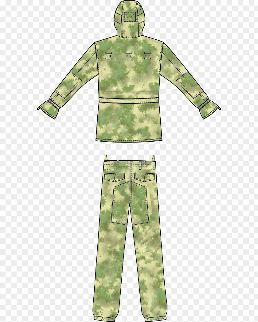 Military Camouflage Costume Design Uniform PNG