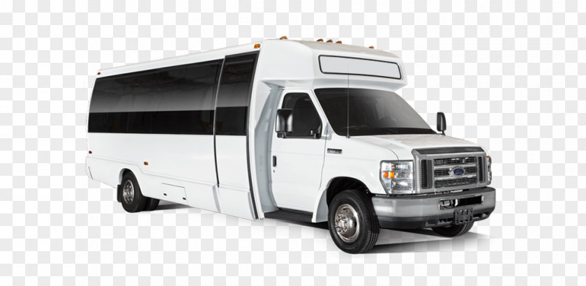 Parking Lot Airport Bus Luxury Vehicle Ford E-Series Limousine PNG