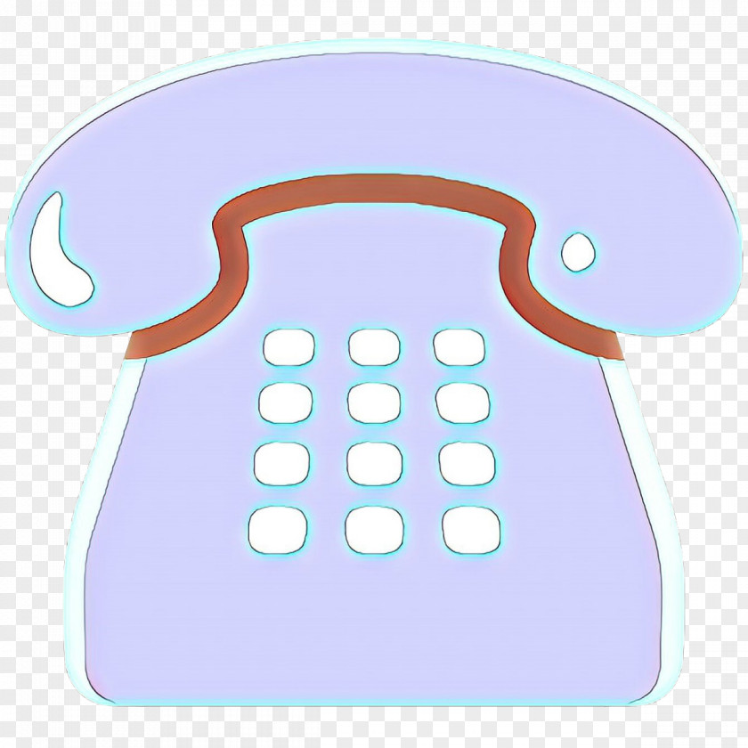 Polka Dot Telephone Cartoon PNG