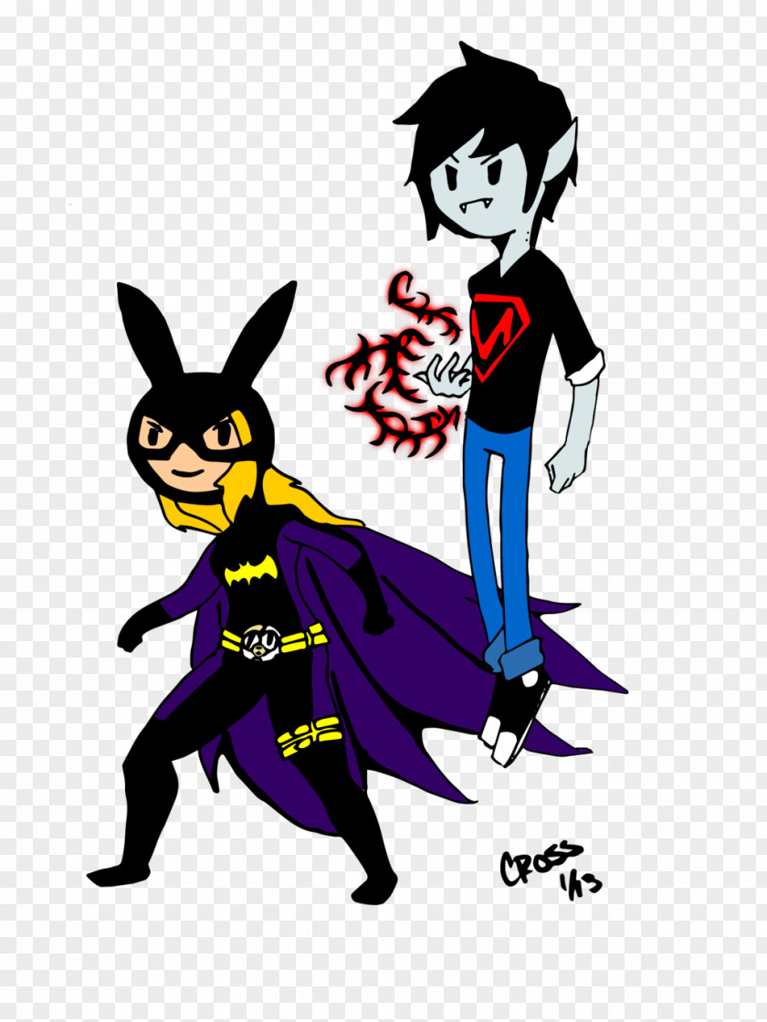 Batgirl Fionna And Cake Finn The Human Art Character PNG