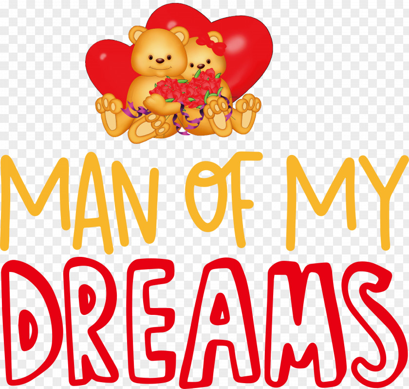 Man Of Dreams Valentines Day Quote PNG