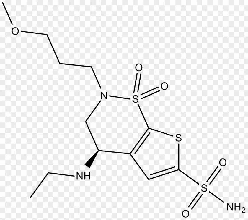 Methazolamide Carbonic Anhydrase II Enzyme Inhibitor Metabolism PNG