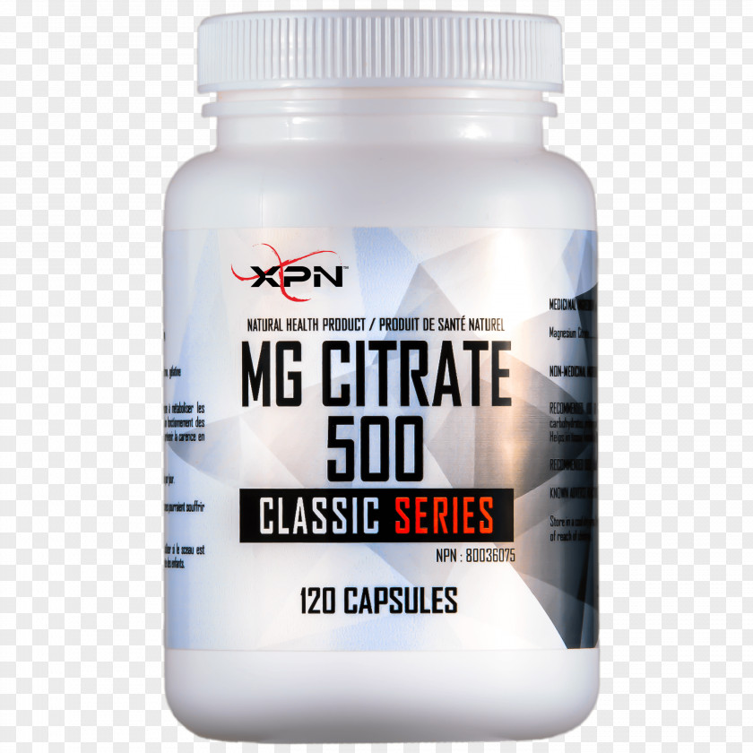 XPN World Magnesium Citrate Citric Acid Glycinate PNG