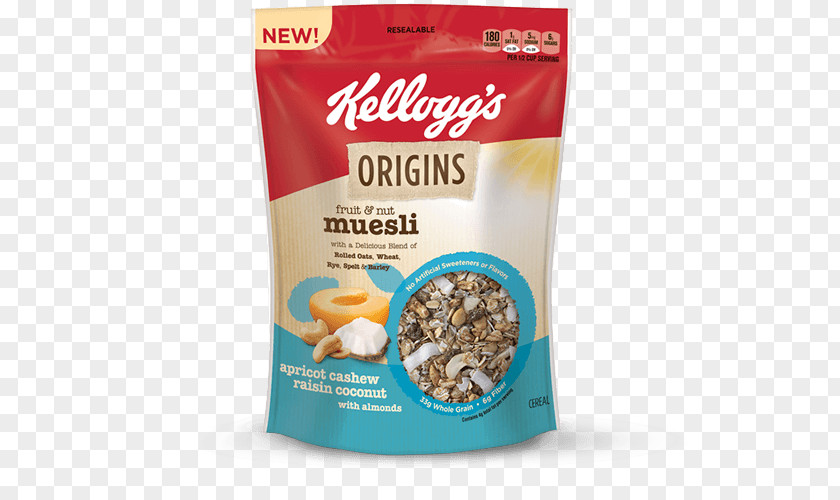 Almond Muesli Breakfast Cereal Kellogg's Granola Nut PNG