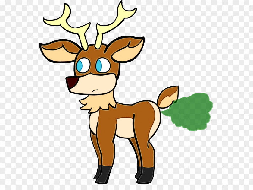 Animation Fawn Rudolph Christmas PNG
