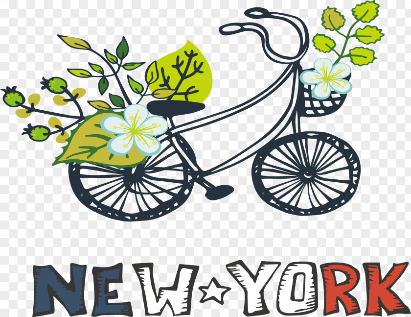 Bike Ride Over New York City PNG