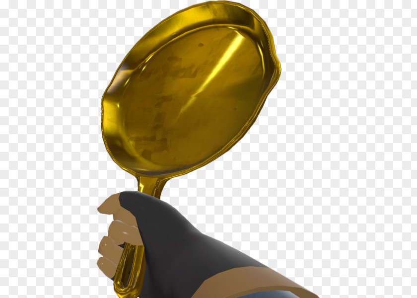 Frying Pan Team Fortress 2 Gold Weapon PNG