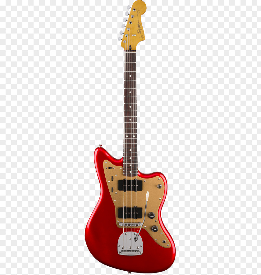 Guitar Fender Jazzmaster Squier Deluxe Hot Rails Stratocaster PNG