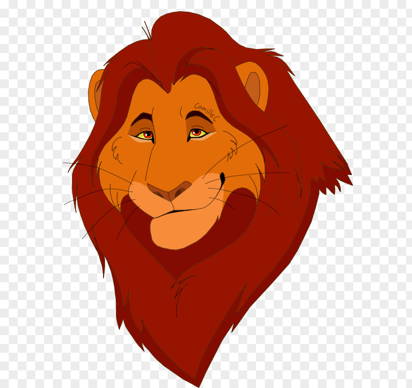 Lion Whiskers Mouth Cat PNG