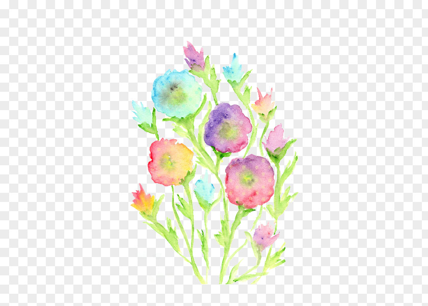 Painting Watercolor Painting: Flowers Floral Design PNG