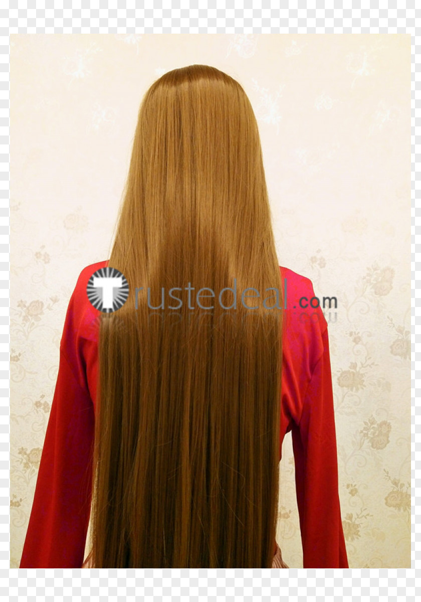 Cosplay Brown Hair Wig Coloring PNG