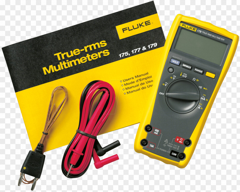 Digitalmultimeter Fluke Corporation True RMS Converter Electronic Test Equipment PNG