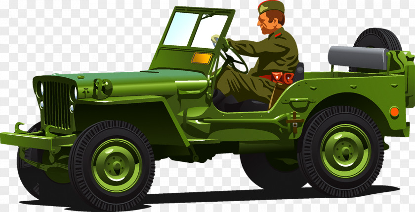 Officers Cars Jeep Car Army Royalty-free PNG