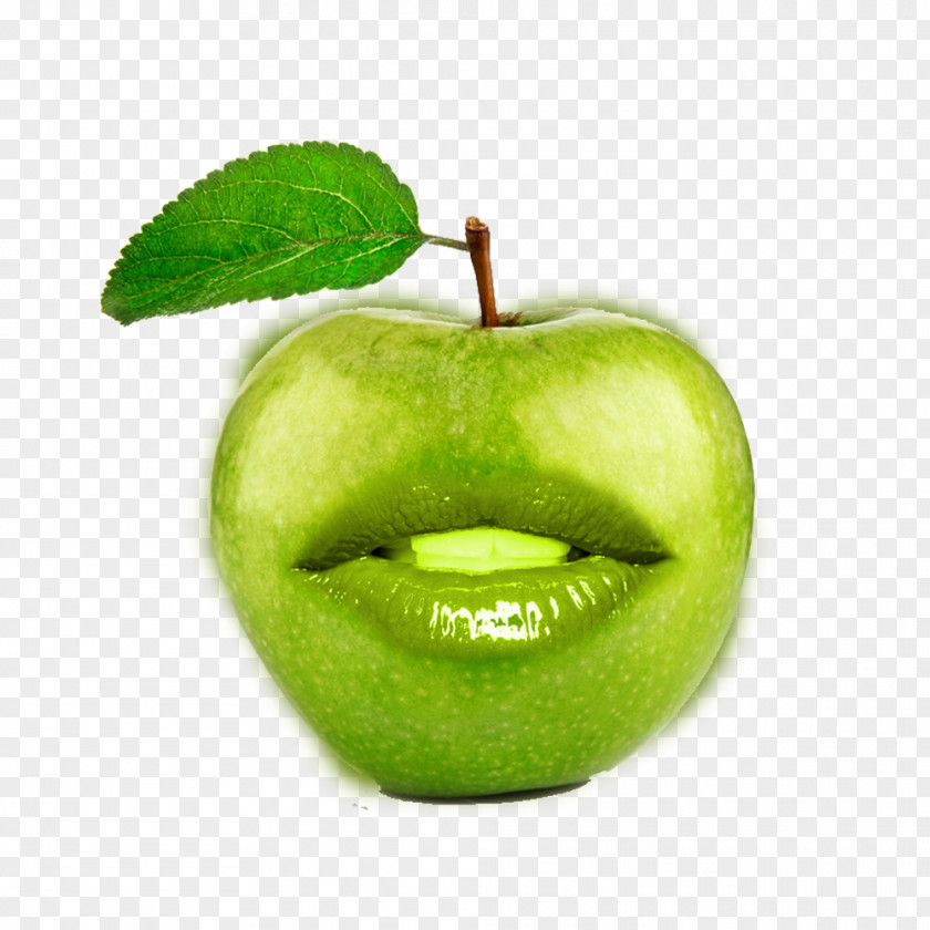 Creative Green Apple Granny Smith Manzana Verde Extract PNG