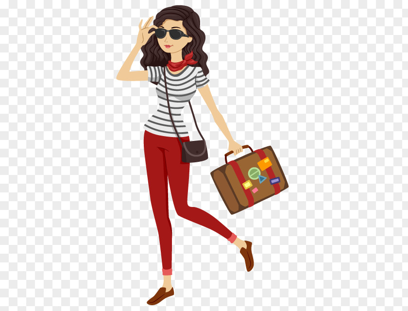 Kicking Ass On The Road: Ultimate Guide For Solo Woman Traveler Baggage Suitcase PNG on the for Suitcase, suitcase clipart PNG