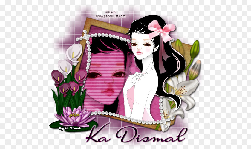 Lily Of The Valley Woman Female Art PNG