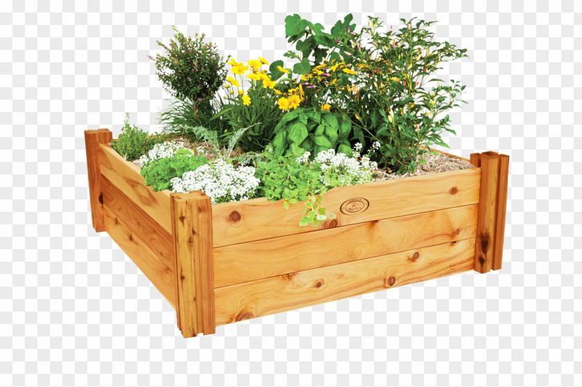 Linecorrugated Raised-bed Gardening Bunnings Warehouse Flower Box Garden Design PNG
