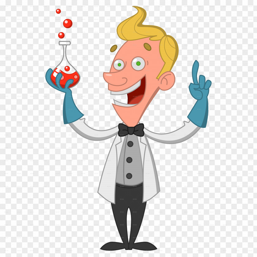 Scientist Cartoon Chemist PNG