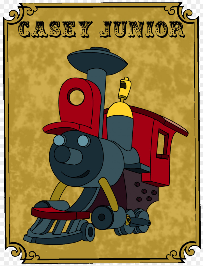 Train Casey Jr. Circus Rail Transport Junior Mr. Stork PNG