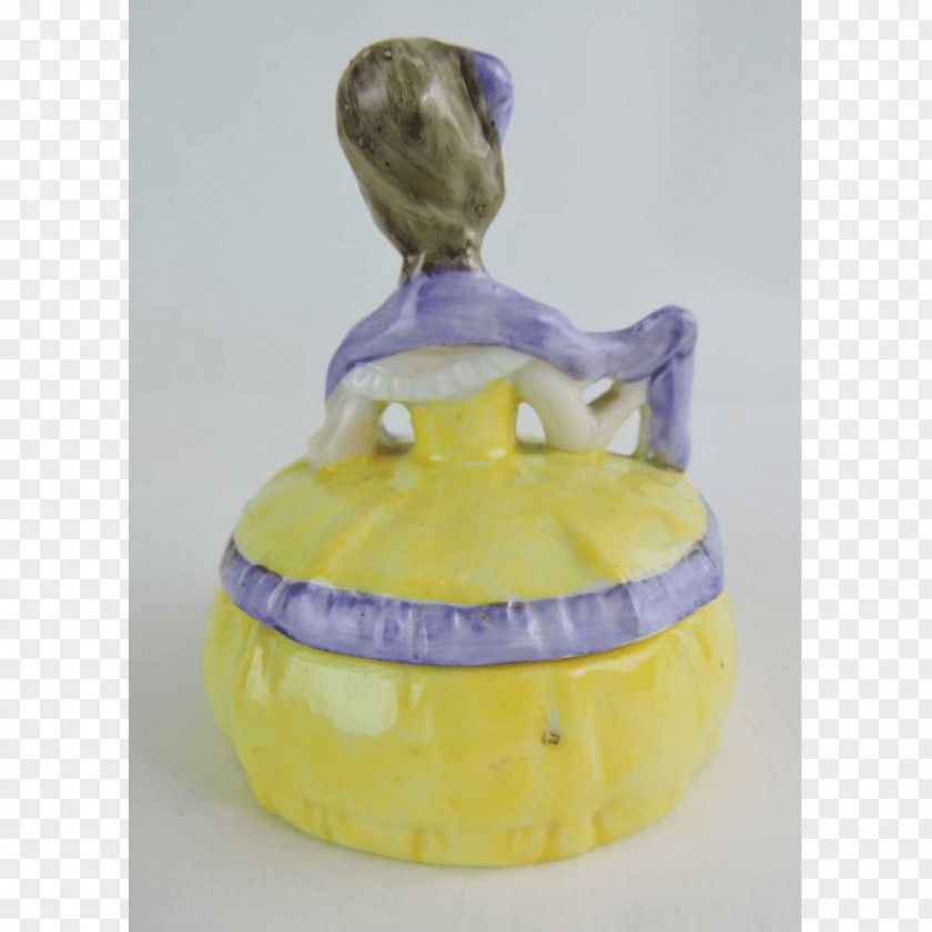 Yellow Powder Ceramic Figurine Porcelain PNG