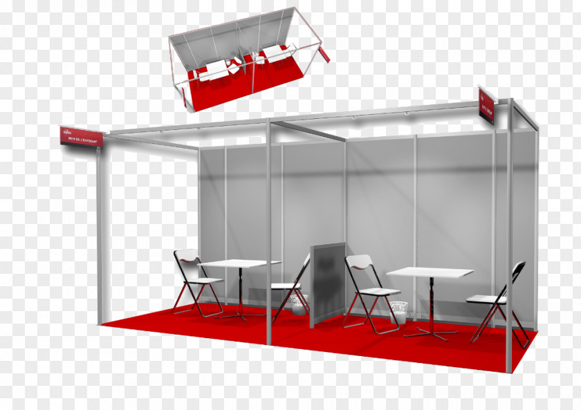 Exhibition Stand Angle PNG