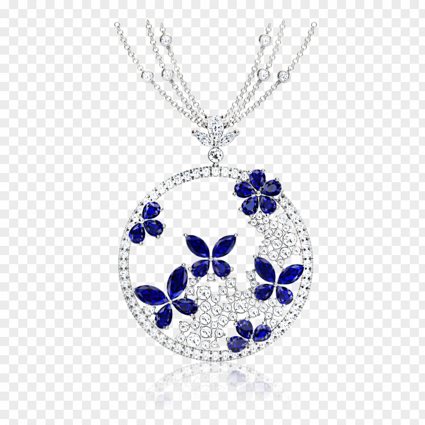 Jewellery Locket Earring Necklace Sapphire PNG