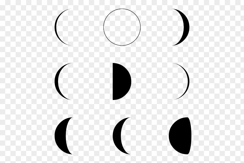 Moon Phase Lunar Clip Art PNG