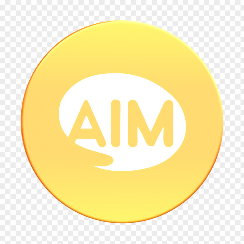 Orange Logo Aim Icon PNG