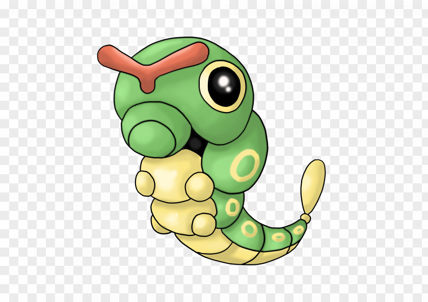 Pikachu Pokémon Yellow GO Caterpie PNG