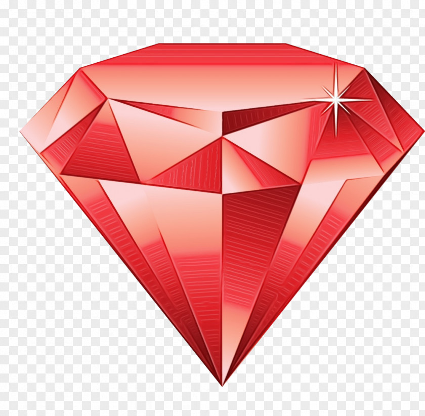 Symmetry Triangle Red Diamond Blue Color Pink PNG